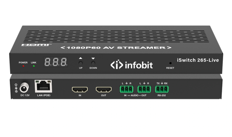 AV-стример Infobit iSwitch 265-Live 1080P60 AV Streamer